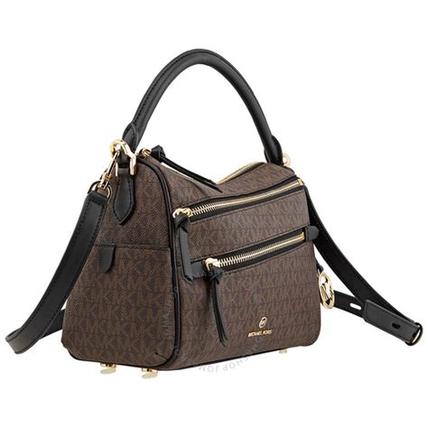 michael kors lorimer medium logo satchel|Michael Kors Signature Logo Lorimer Medium Satchel.